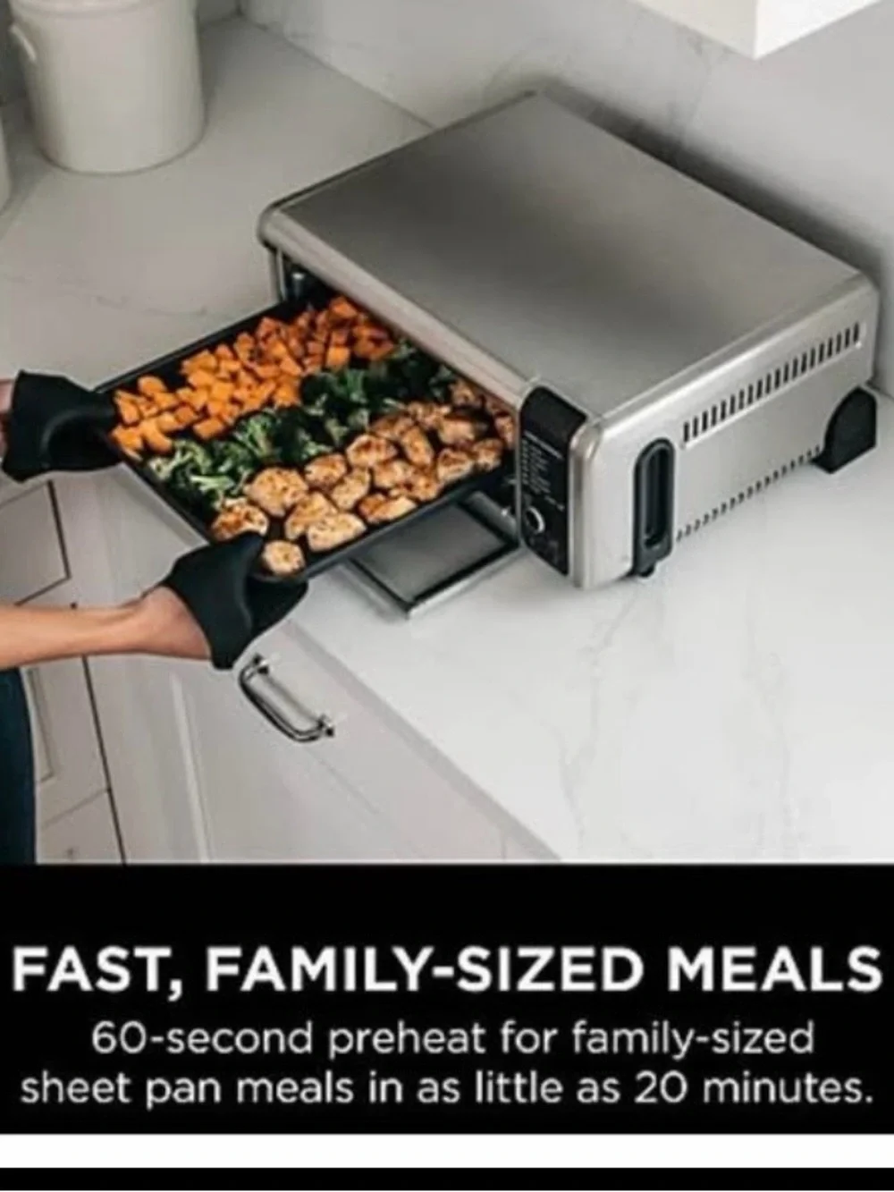 Ninja Flip 10-in-1 Toaster Oven & Air Fryer with Added Broil Rack never used